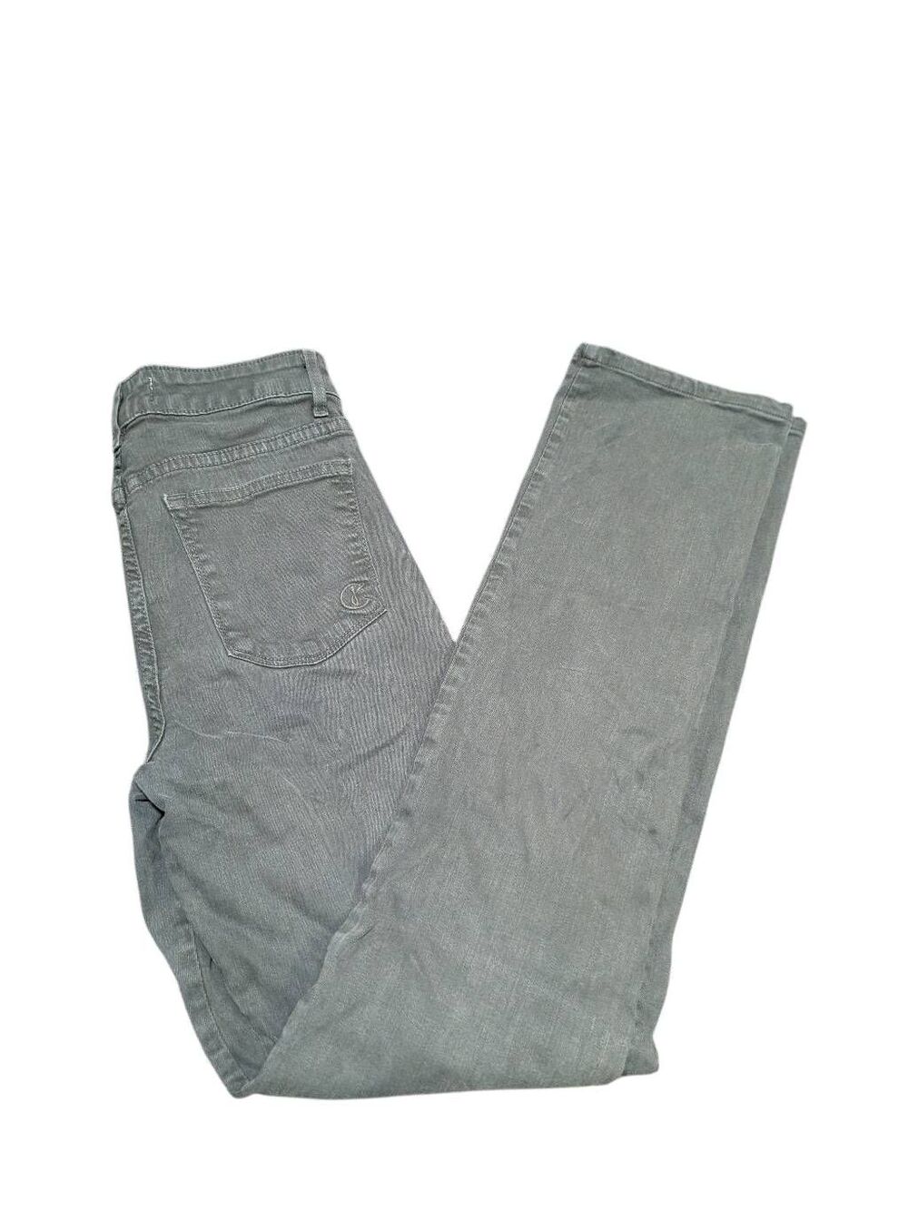 CJ by Cookie Johnson Gray Faith Straight Jeans Classic Pocket design Women's 27